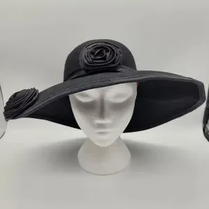MICHAEL HOWARD for JACQUELINE FERRAR | vintage wool felt rosette wide Jacqueline Ferrar | Accessories | Michael Howard For  main image 3